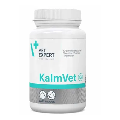 Supliment calmant pentru caini pisici KalmVet 300 mg - 60 capsule
