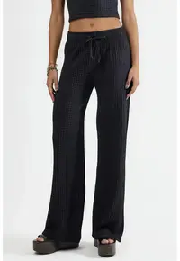 Pantaloni dama - Poliester/Elastan - Negru