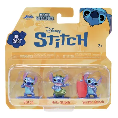 Set 3 figurine, Jada, Disney Stitch, 4 cm