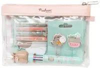 Penar școlar echipat Grupo Erik - Pusheen Foodie, roz