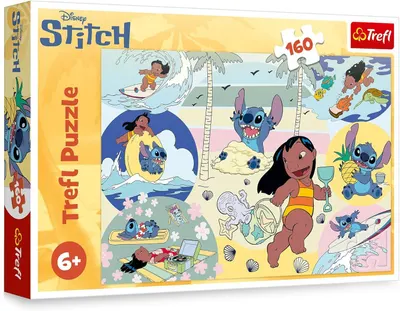Puzzle Trefl cu 160 de piese - Regulile lui Stitch