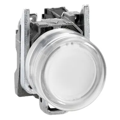 Buton Alb Ø 22, cu Revenire, 1 Nd, Atex