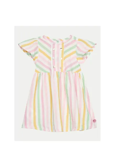 Rochie fete - 050114 - Multicolor - Bumbac - Multicolor