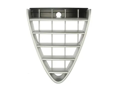 Grila radiator potrivit ALFA ROMEO 147 1.6-3.2 2001-2010 pana in 2010 - (argintiu)