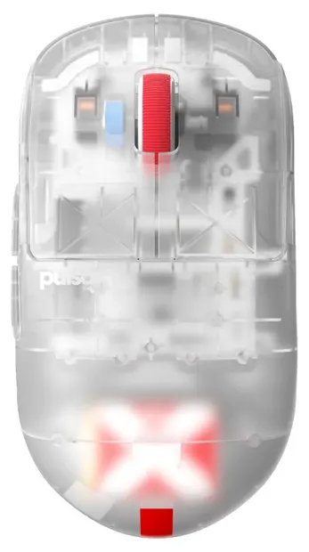 Mouse de gaming Pulsar - X2H Mini, optic, fără fir , Super Clear Edition