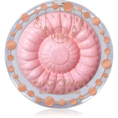 J.Cat Beauty You Glow Girl iluminator compact culoare 109 Unicorn Fave 8.5 g