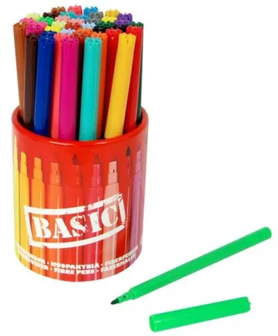 Carioci colorate cu cutie Sense Basic – 42 bucati