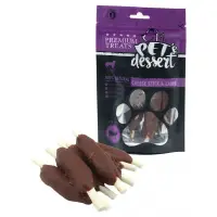 PET'S DESSERT Stick, XS-XL, Miel și Brânză, punguță recompense fără cereale câini, 80g