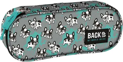 Penar oval școlar BackUp A - Pups, 1 fermoar