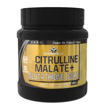 L-Citruline Malate + Glutathione Gsh, 250g, Vitabolic
