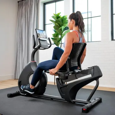 Bicicletă cu spatar 510R – LCD 5,5", Zwift, 16 rezistențe