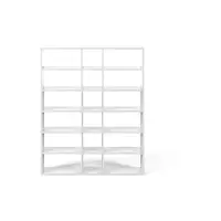 Bibliotecă TemaHome Pombal, lățime 182 cm, alb