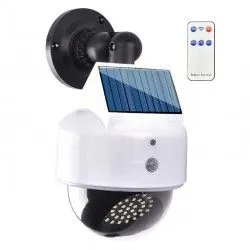 Lampa solara ,ENGROSS cu senzor de miscare si telecomanda, tip camera video falsa