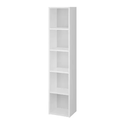 Dulap baie suspendat Cersanit Crea, 140 cm, alb, montat