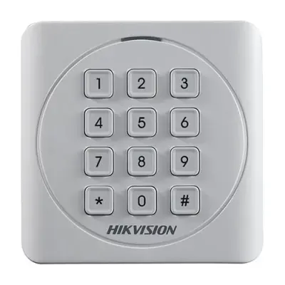 Cititor de proximitate RFID EM125Khz cu tastatura integrata, HIKVISION DS-K1801EK, Wiegand 26/34 protocol, ISO 11784/11785
