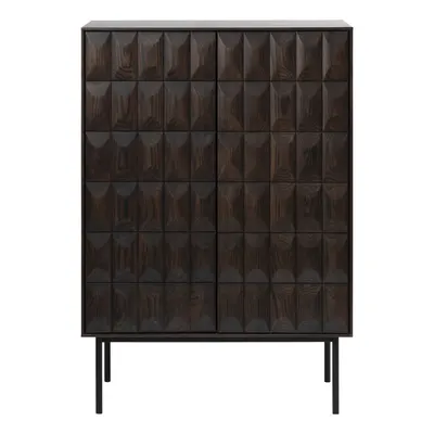Dulap maro închis 90x130 cm Latina – Unique Furniture