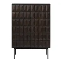 Dulap maro închis 90x130 cm Latina – Unique Furniture