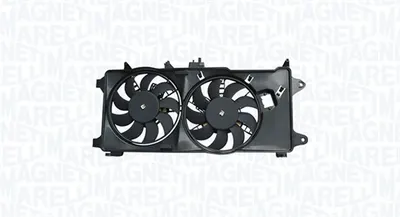 Ventilator radiator (cu carcasa) potrivit FIAT DOBLO, DOBLO MINIVAN 1.3D 1.9D 10.01