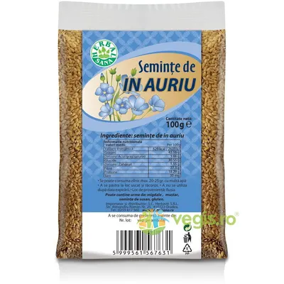 Seminte de In Auriu 100g