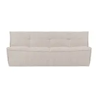 Canapea bej cu tapițerie din țesătură bouclé 204 cm Cluster – vtwonen