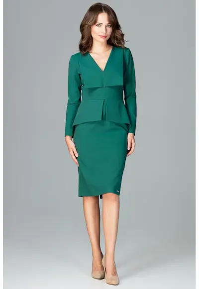 Rochie de zi model 122518 - Verde