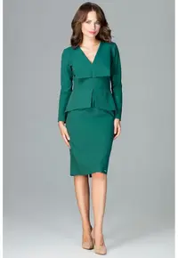 Rochie de zi model 122518 - Verde
