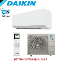 Aer Condiționat Daikin Sensira 2025, 9000 BTU, Wi-Fi Inclus, FTXC25E-RXC25E, Clasa A++, Inverter 9 000 BTU, A++, A+