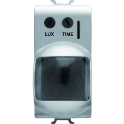 Senzor de miscare - 230V ac 50/60Hz - 1NO 3A(AC1) 250V ac - 1 MODULE - TITANIUM - CHORUS