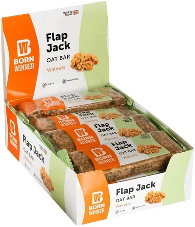 Flap Jack Oat Bar, nuc, 12 buc, Born Winner