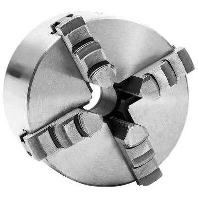 vidaXL Mandrină de strung cu 4 fălci, 100 mm, oțel K12 100
