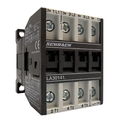 Contactor 3pole, 5,5kW, AC3, 14A, 48VAC + 1NO built in