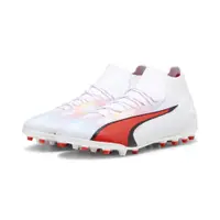 ULTRA PRO MG Fußballschuhe Herren PUMA White Black Fire Orchid Red