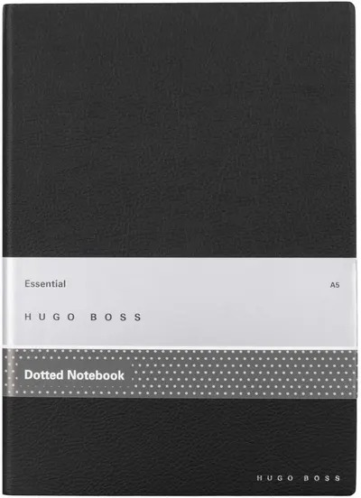 Caiet Hugo Boss Essential Storyline - A5, pagini punctate, negru