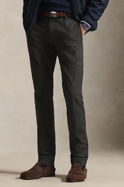Polo Ralph Lauren pantaloni slim fit bărbați cu bumbac Slim Fit HDN Pant