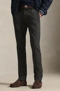 Polo Ralph Lauren pantaloni slim fit bărbați cu bumbac Slim Fit HDN Pant