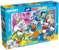 Puzzle cu două fețe Lisciani pentru colorat 108 piese-Donald Duck