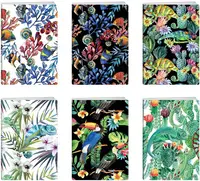 Caiet Elisa - Tropical, A5,62 coli, rânduri largi, sortiment
