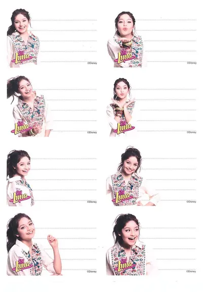 Etichete scolare Starpak - Soy Luna, 8 buc