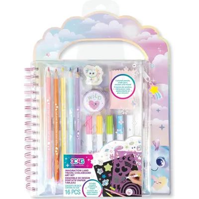 Set de desen cu tabla, creta si creioane, 3C4G, Travel Chalkboard