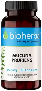 Mucuna Pruriuens, 350 mg, 100 capsule, Bioherba