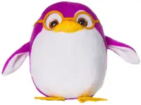 Jucarie de plus Fluffii - Pinguin cu ochelari