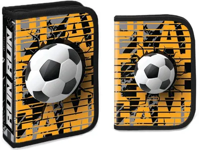 Penar școlar echipat S. Cool - Fotbal, 1 fermoar, 32 bucăți