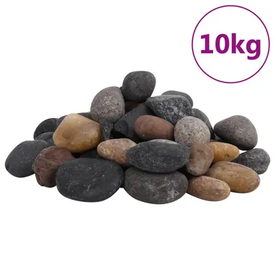 Gossi pietricele lustruite, 10 kg, culori mixte, 5-8 cm