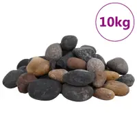 Gossi pietricele lustruite, 10 kg, culori mixte, 5-8 cm