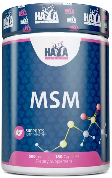 MSM, 500 mg, 180 capsule, Haya Labs