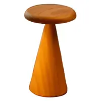 Veioză în culoare naturală LED cu abajur din lemn (înălțime 21 cm) Sylva – Gingko