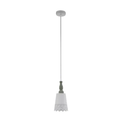 Lampa suspendata TALBOT 2 grey, alb 220-240V,50/60Hz