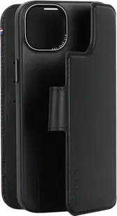 Husă Decoded - Leather Wallet, iPhone 15 Plus, negru