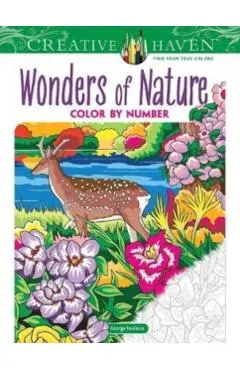 Creative Haven Wonders of Nature Color by Number