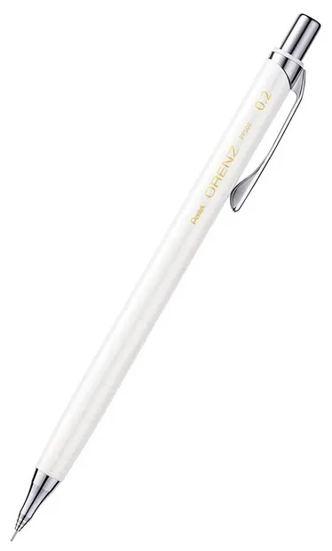 Creion automat Pentel Orenz - 0.2 mm, alb